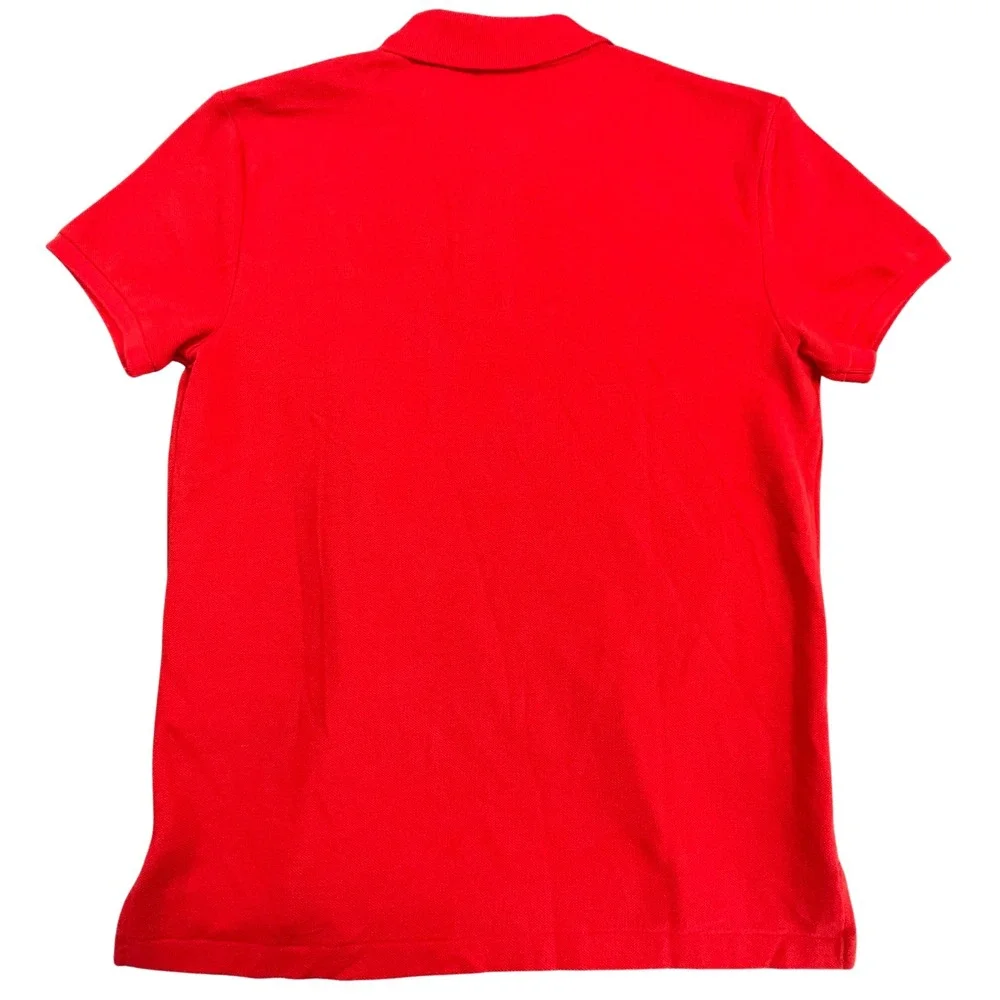 Polo Ralph Lauren Mens Medium M Red Polo Shirt NWT Fits Like SMALL Cut 38